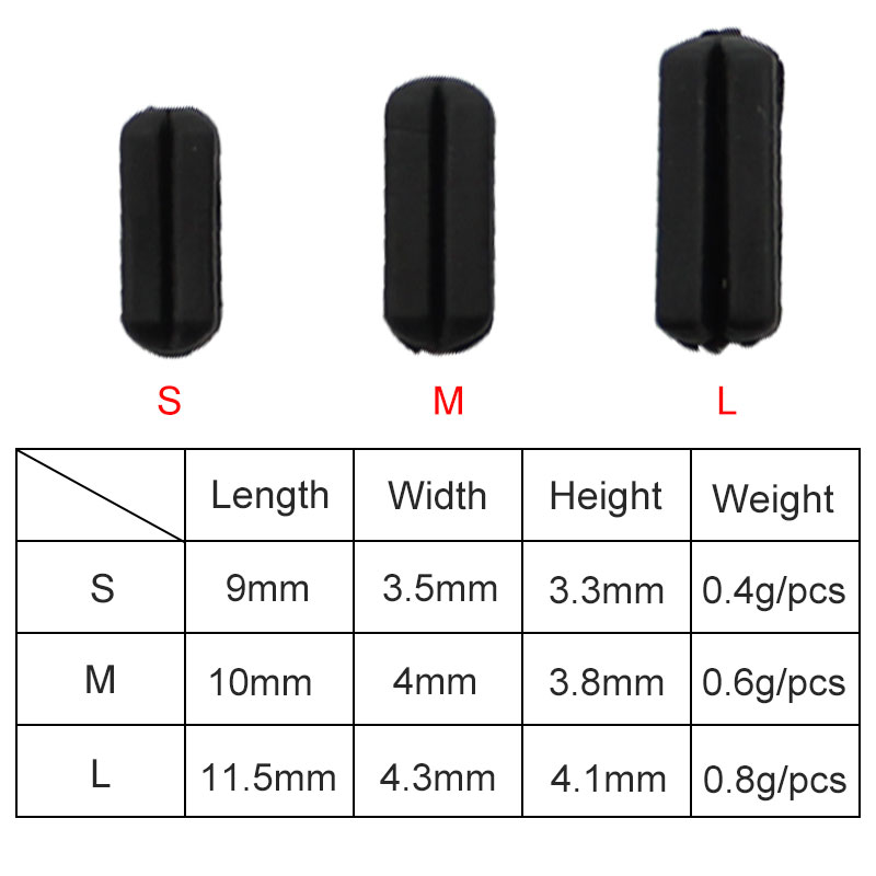 Plomos de tungsteno para pesca de carpa, 4 piezas, masilla de barro de tungsteno, Terminal de pesas de plomo para carpa, aparejos de plomo