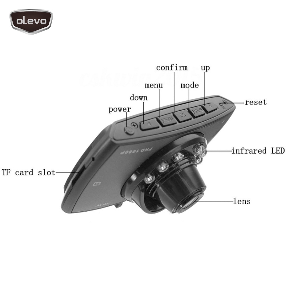 Dash Cam DVR caméra voiture | Full HD 1080P voiture Dvrs voitures Vision nocturne, capteur G enregistreur de conduite enregistreur vidéo enregistreur voiture Dvrs