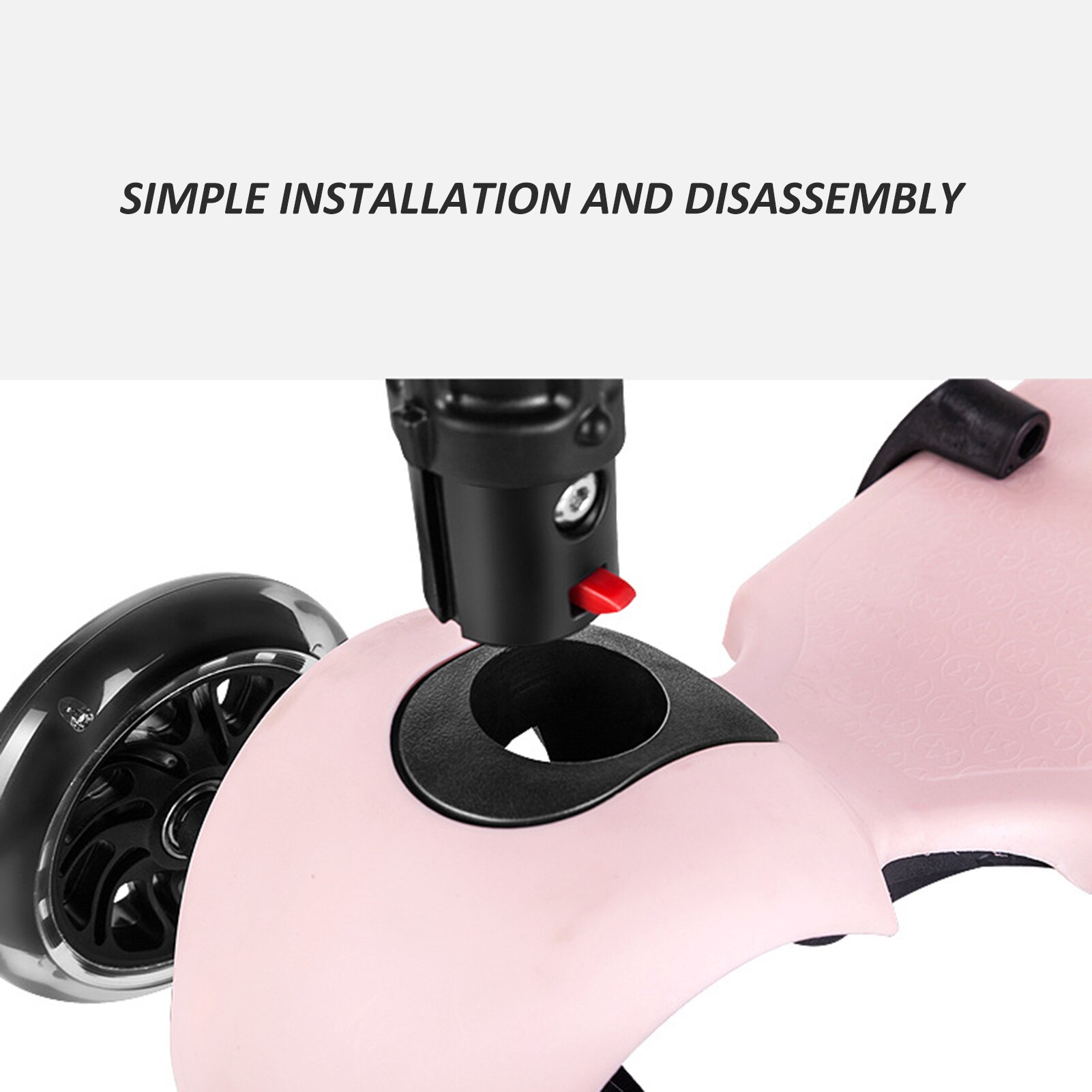 Three Wheel Scooter 3 in 1 Kick Scooter Children Sport Scooter With Adjustable Height Seat Handlebar for Kids Toddler Age 2-6