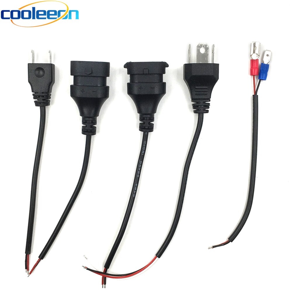 10pcs Car Headlight Plug Wire H1 H3 H4 H7 H8 H11 9004 9005 9006 9012 Socket Adapter 12V 24V Truck Auto Headlamp Lights Connector