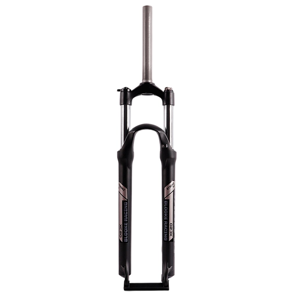 28.6mm MTB Bike Fork Front Fork Lockout Adjustment Forks Remote Lock Lockout Bicycle Shockproof Front Fork: 29inch Black