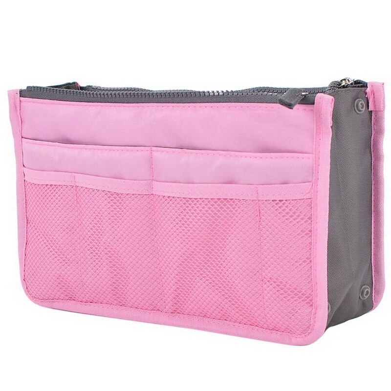 Urijk High Capacity Portable Useful Zipper Storage Bag Travel Handbag Women Cosmetic Storage Bag Organizer Makeup Casual: 7