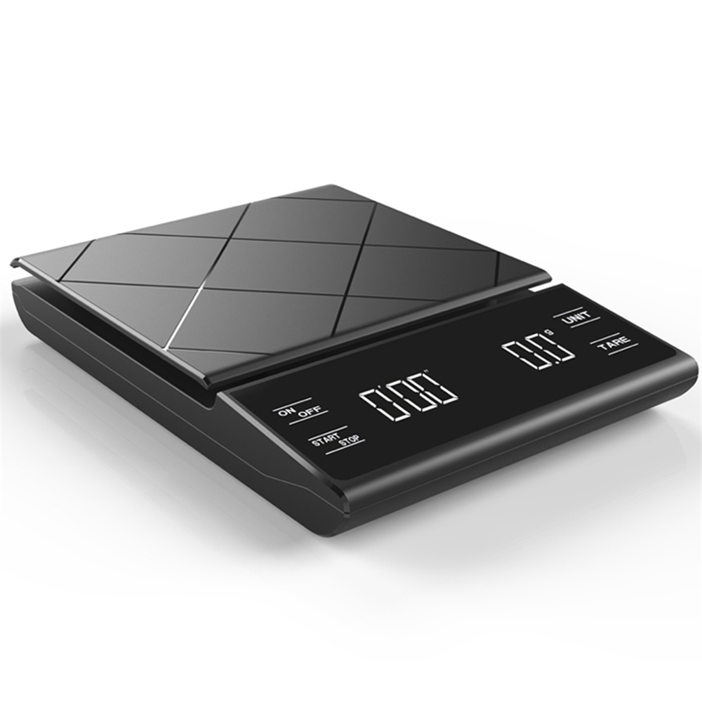 Usb-frakt smart kaffevekt elektronisk kjøkkenvekt smart digital elektronisk vekt presisjon husholdningsmatvekt 3kg/0.1g