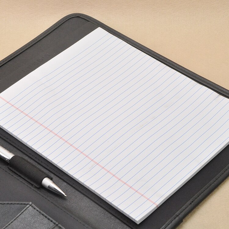 A4 office conference file folder signature folder for documents with refill paper writing pad document bag on front cover 1262B