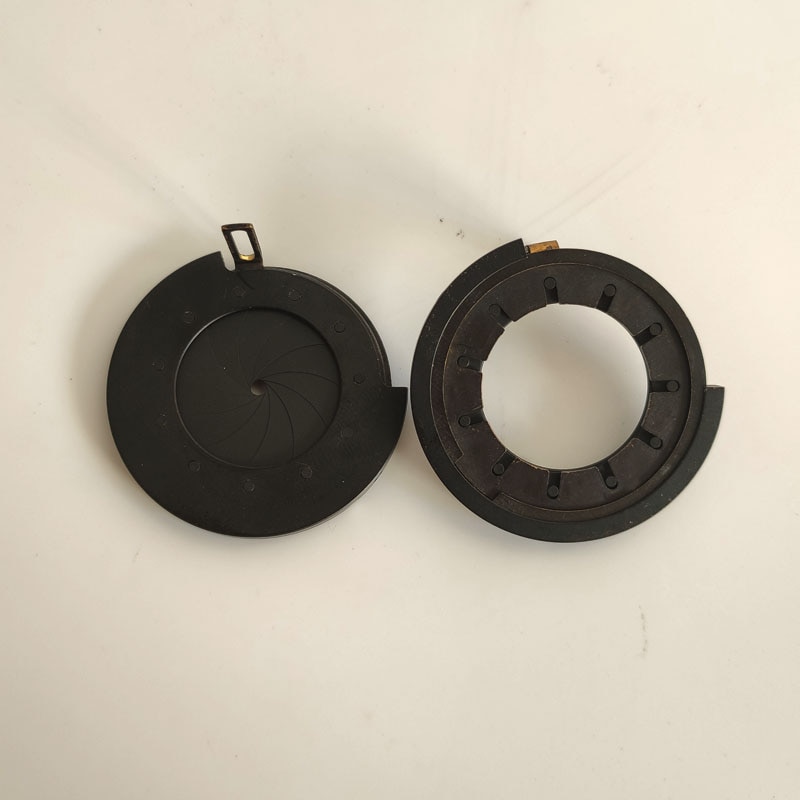 Optical Mechanical Iris 1.8-22mm Adjustable Aperture 18 Blades Camera Microscope Diaphragm