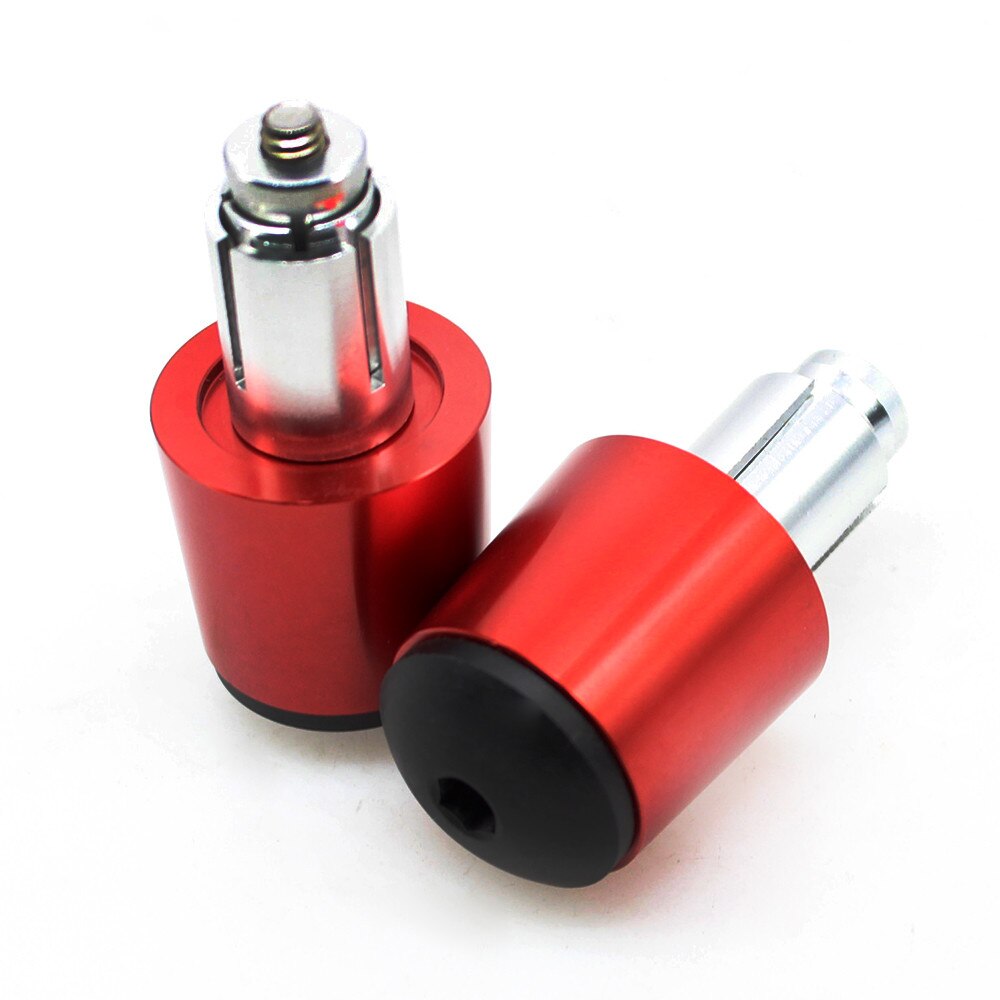 Empuñaduras de manillar de motocicleta de 7/8 pulgadas, extremos de barra, tapones, contrapeso de tapa para SUZUKI GS500F GS 500F SV650 SV650S SV 650 1999