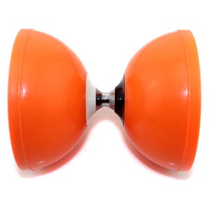 3 Bearings or 5 Bearings Diabolo Glass Fiber Sticks Set Packing Grade Chinese Kong Zhu Magic Toy Body Building: Orange