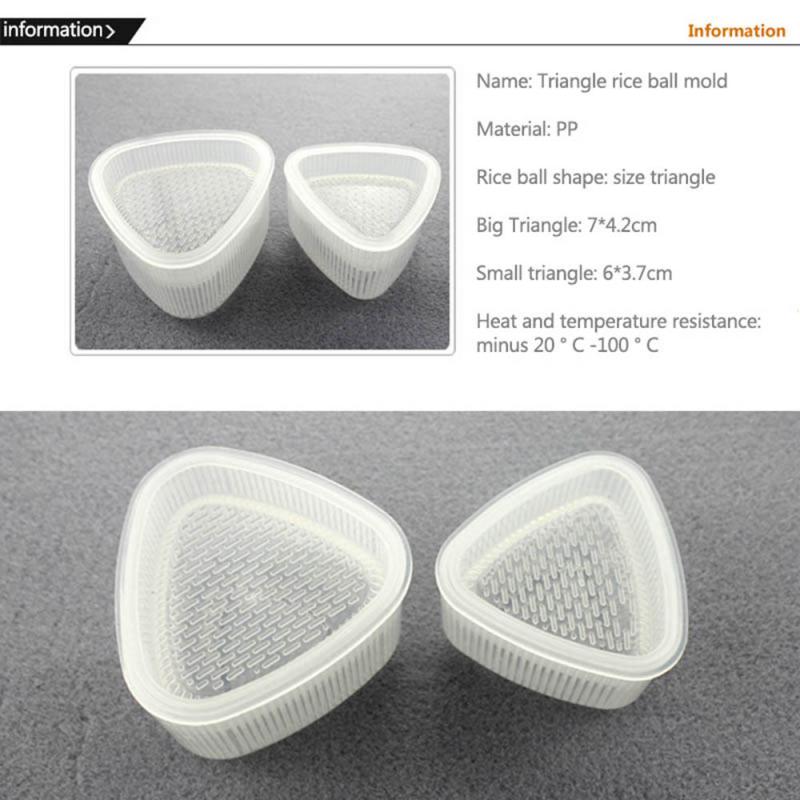 1/2pc sushi form maker gör själv sushi maker onigiri ris form kök sushi verktyg verktyg japanska köket risboll formverktyg