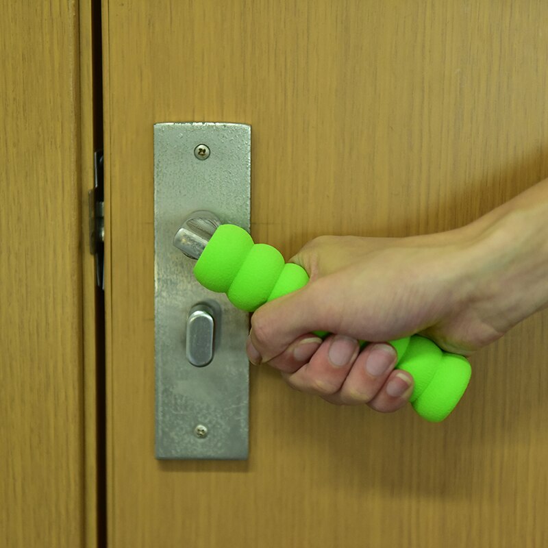 Manija de puerta de goma EVA de plástico para decoración del hogar, cubierta de perilla de puerta, suministros para el hogar