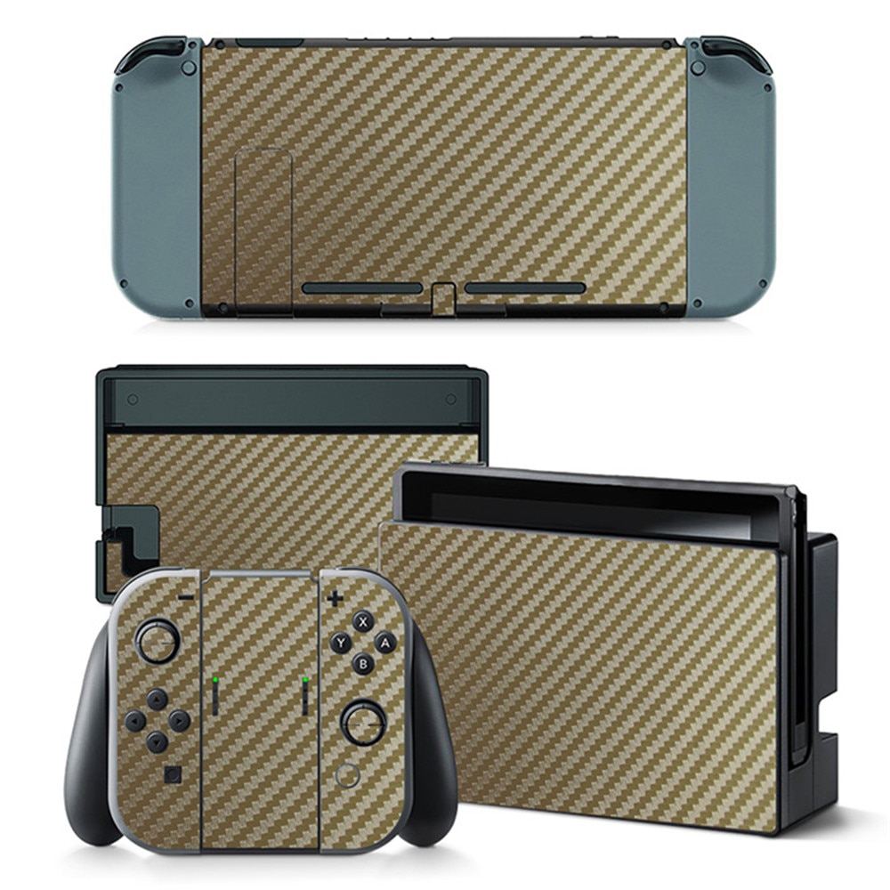 Pegatinas de fibra de carbono para ns Switch, pegatinas de piel de la serie de juegos, , precio barato