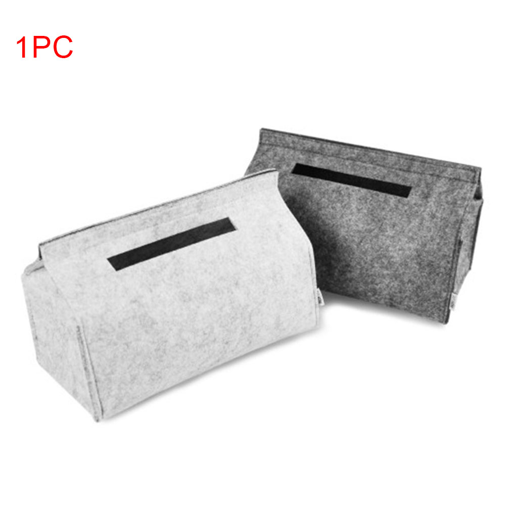 Uldfilt papir firkantet opbevaringshåndklæde bilpapirkasse beholder solid bakke husholdningskontor pumpefilt