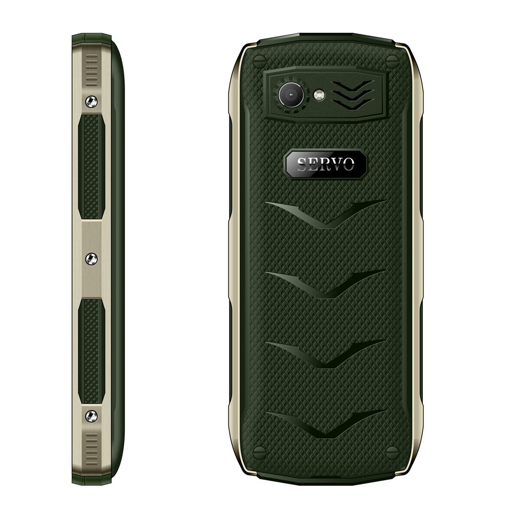 SERVO H8 Mobiele Telefoon 2.8inch 4 SIM telefoon Bluetooth Zaklamp GPRS 3000mAh Power Bank Telefoon Russische Taal toetsenbord mobiele