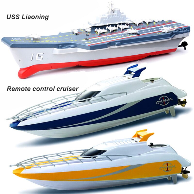 2.4G RC Boat Remote Control Aircraft Carrier Cruis... – Grandado