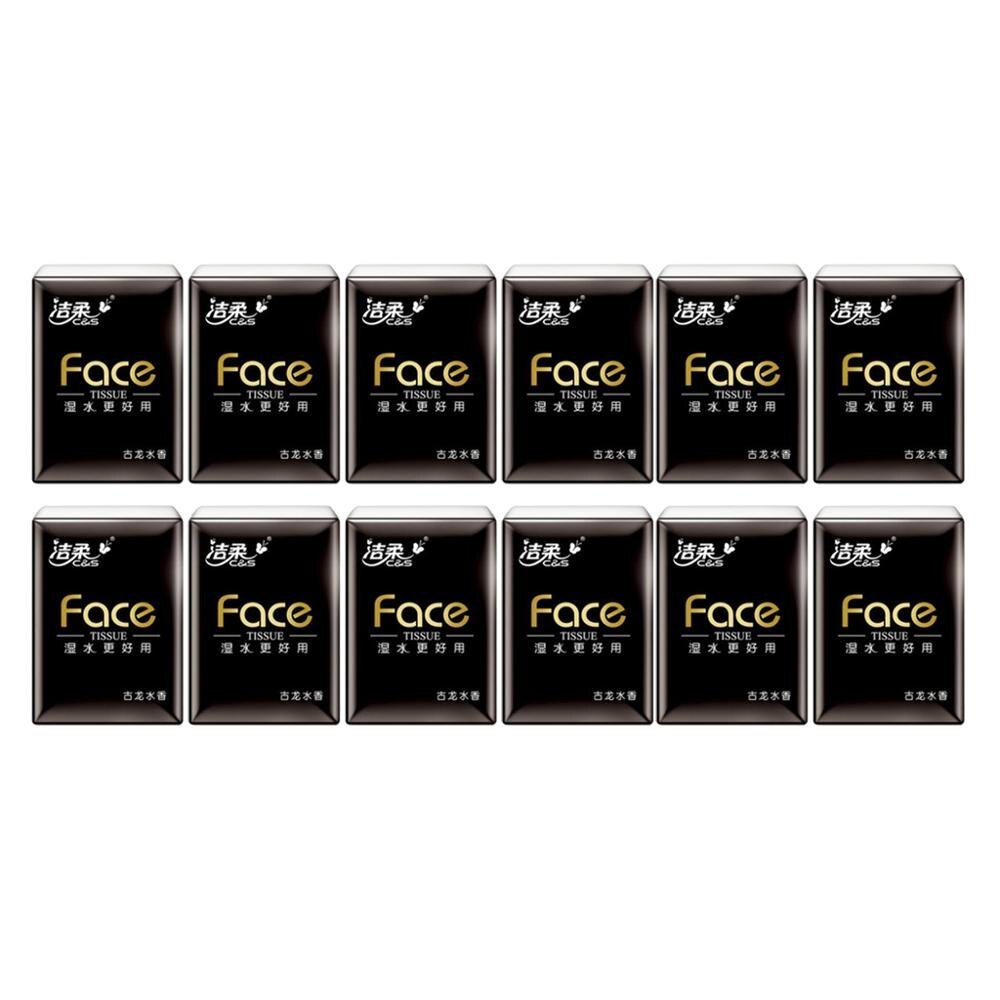 12x Soft Scented Household Hankies Pocket Pack Clean Facial Tissues 4 Ply Soft Cleaning Tissue Paper Tissues Toilet Paper