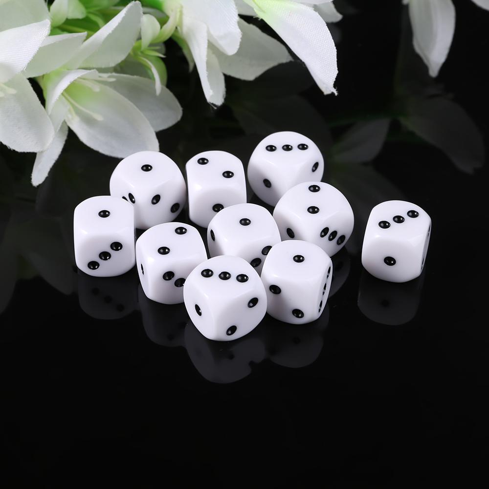 10Stck 16mm D3 Sechs Seitige Würfel Perlen Für RPG Poly Schreibtisch Tisch Spielen Spiele