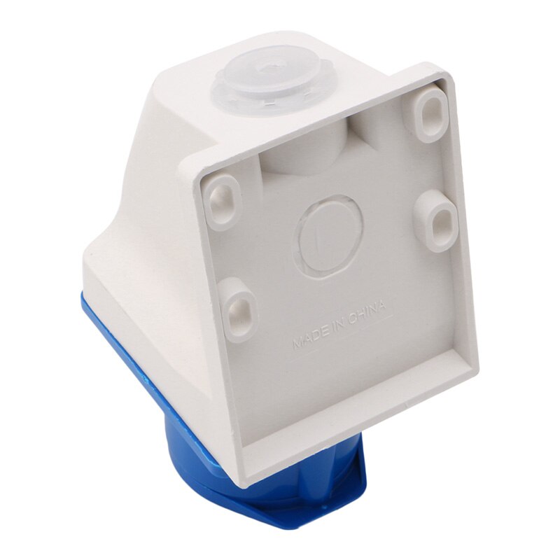 16 amp 3 ben industristik+stik 220-250v vejrbestandige  ip44 2p+e 3 fase 16a