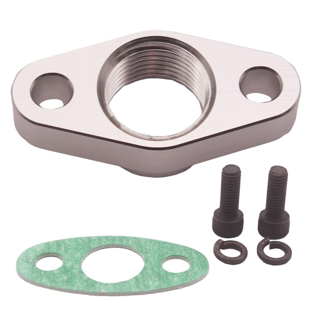Turbo Öl Rückkehr Ablauf Flansch 38mm weibliche 1/2 NPT Für KKK K03 Garrett GT15 GT17