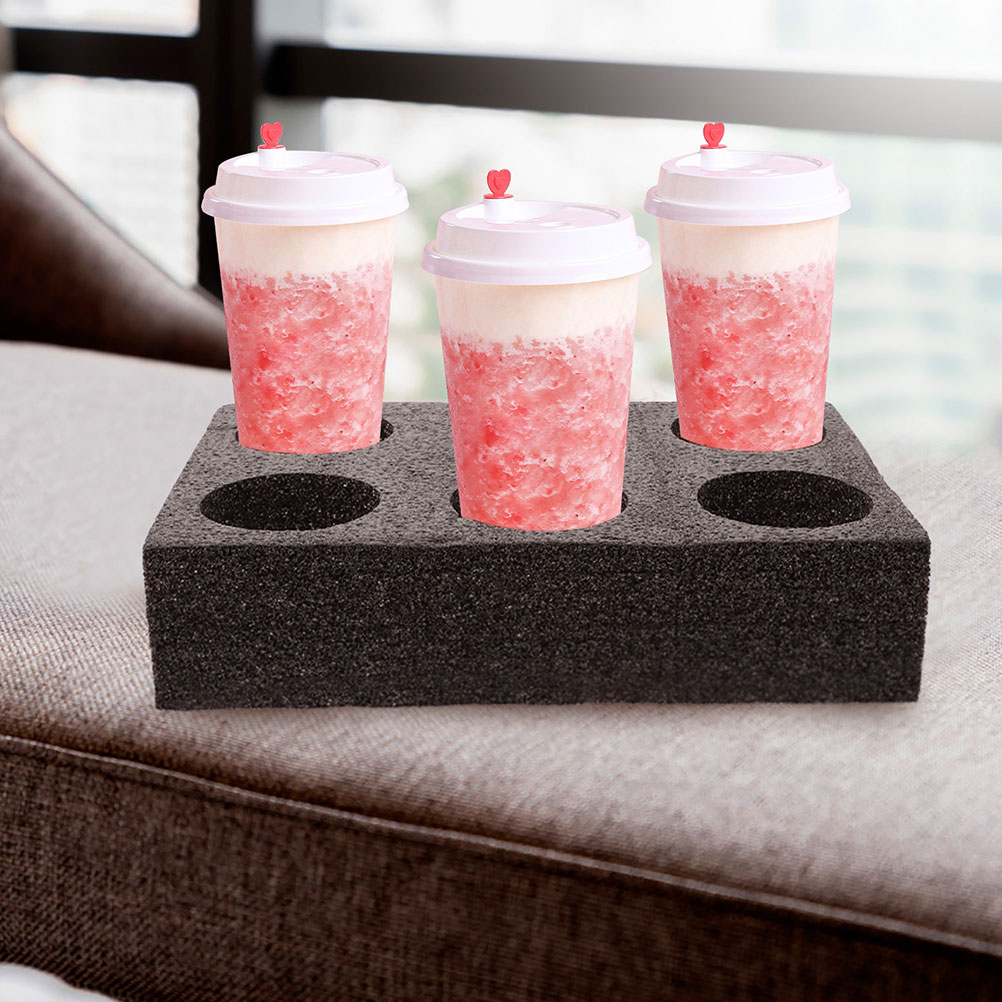 Multi Holes Cup Holder Foam Cup Carrier Tray Drink Carrier Takeout Cup Tray Beverage Packing Tool