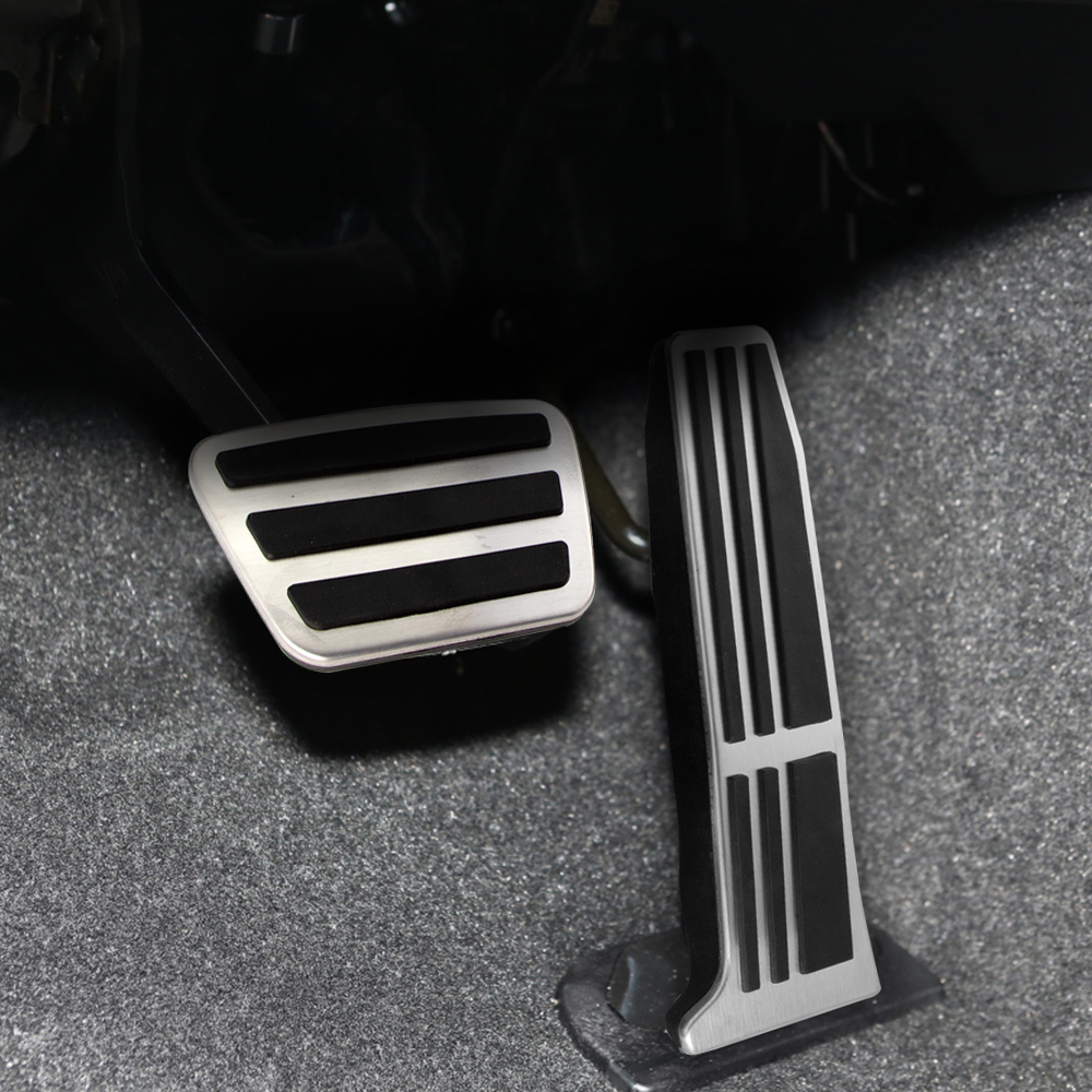 Lilmanta for Lexus LS LS460 LS600HL LS350 LS500 Stainless Steel Car Pedals Protector Accessories