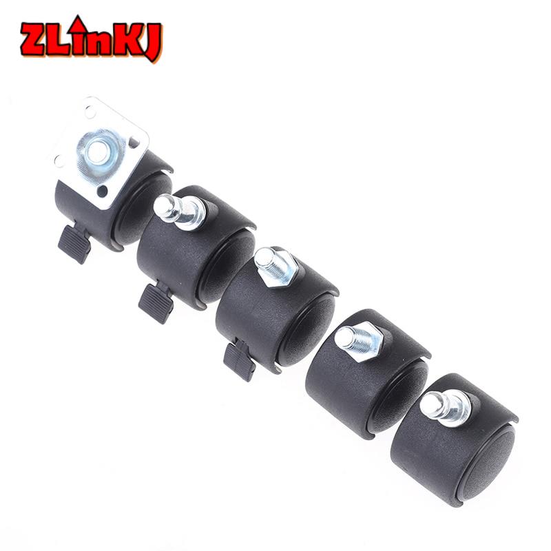 4Stck 30mm Universal- Stuhl Rad Bürostuhl Rollen Stuhl Räder Möbel Rollen schwenken Rollen Bremse Rad Ersatz Teile