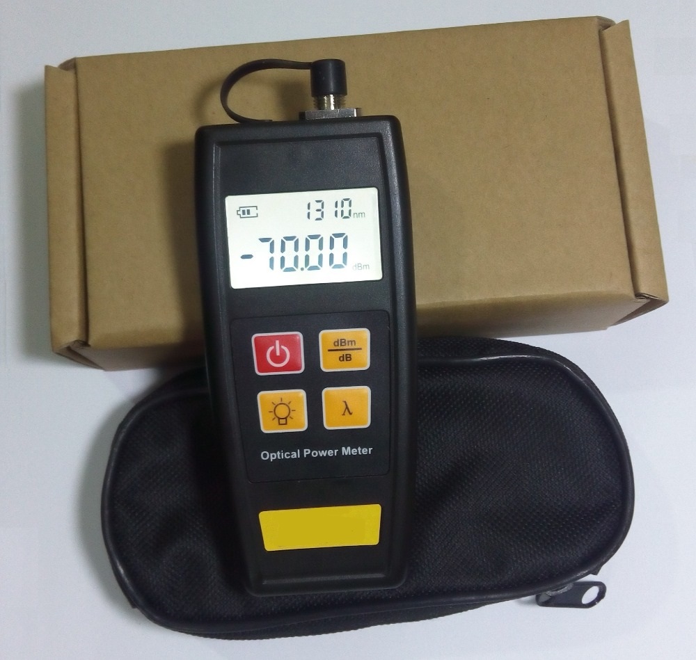 High Performance -50-26dBm Portable Optical Fiber Network Instrument Mini Fiber Optical CATV Television Power Meter