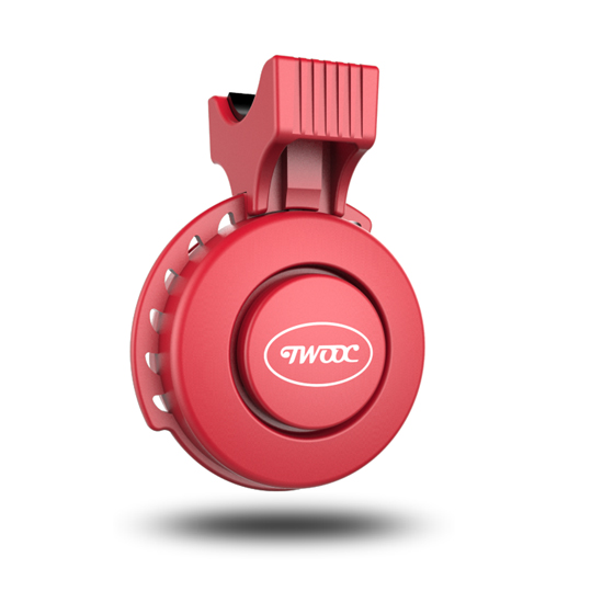 Oplaadbare Hoorn Elektrische Scooter Elektronische Hoorn Waterdicht Luid Volume Stuur Elektrische Ring Alarm Fietsbel Accessoires: Red