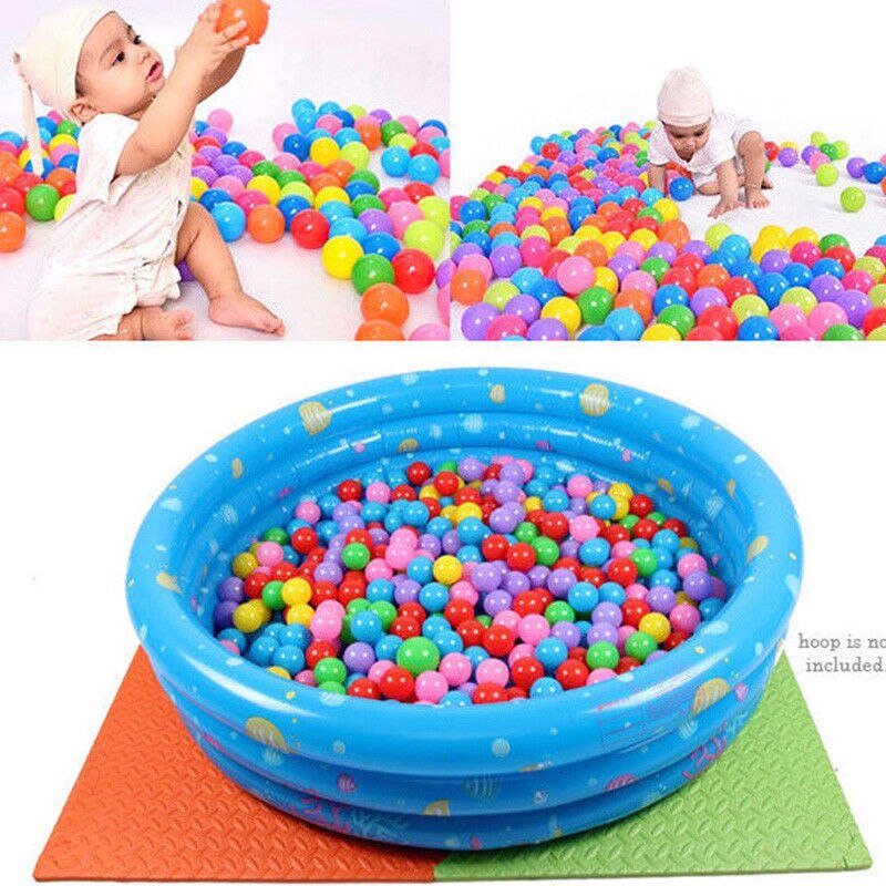 Neue 20-100 PCS Kunststoff Bunte Ball Fun Ball Weichem Ozean Ball Kind Spielzeug Swim Pit Spielzeug