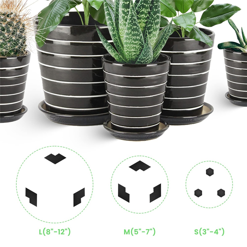 ABJI-Voor Indoor Outdoor Planter Tuin Composiet Hexagon Bloempot Voeten Riser Antislip Tuinieren Pot Voeten Pads