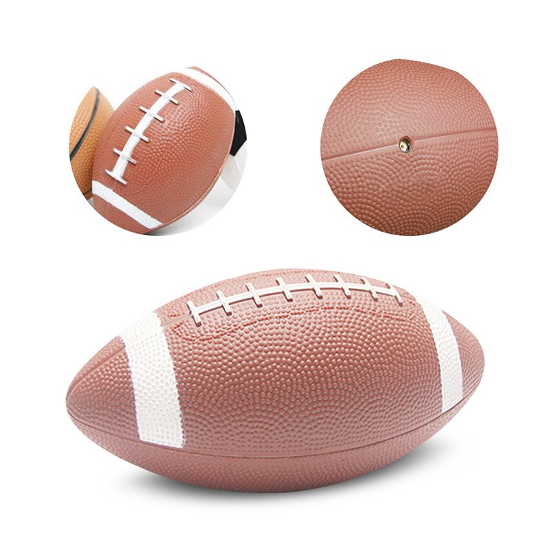 2 st/set rugby barn utomhus sport amerikansk fotboll söt elev träning boll barn vuxna födelsedag jul (pump, slumpmässigt)