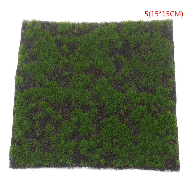 DIY Artificial Grass Board Wedding Mini Garden Micro Landscape Decor Accessories Simulation Moss Turf Lawn Wall Green Plants: A5