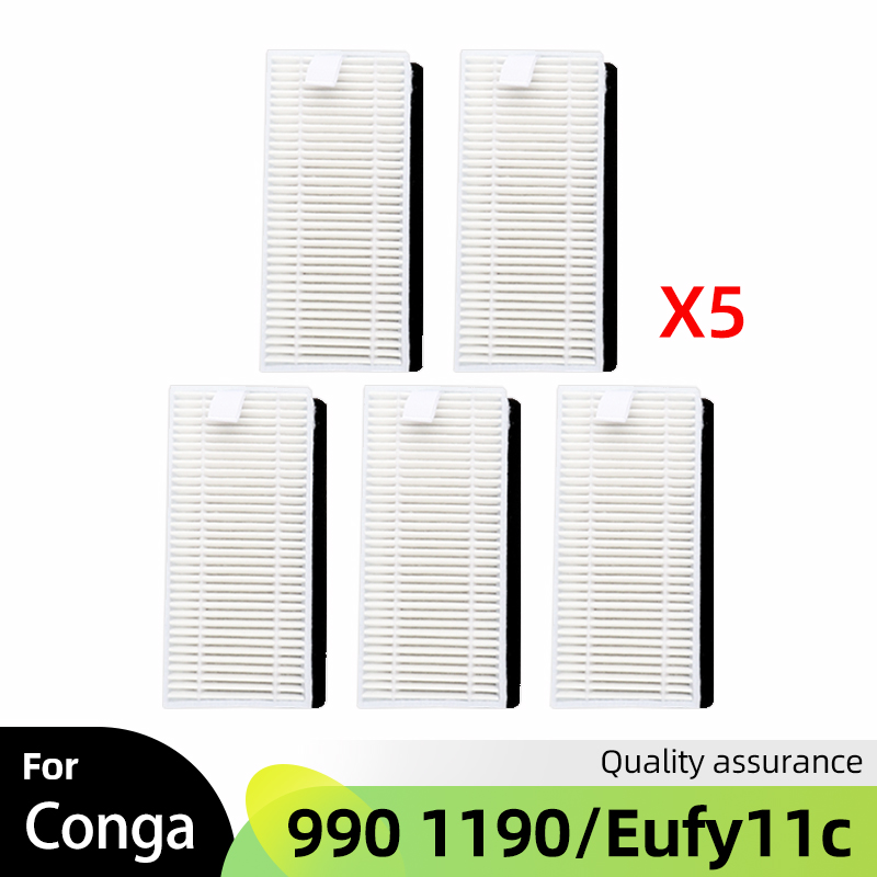 For Cecotec Conga Excellence 990 Conga 1190, Eufy RoboVac 11 11C, Ecovacs N79S Spare Parts Main Side Brush Hepa Filter Accessory: Lavender