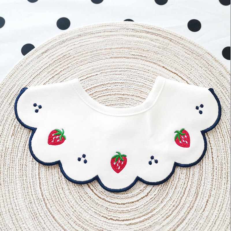 Bavoir en coton pour bébé, joli nœud papillon, serviette de salive pour garçons et messieurs, col en dentelle pour filles: 17