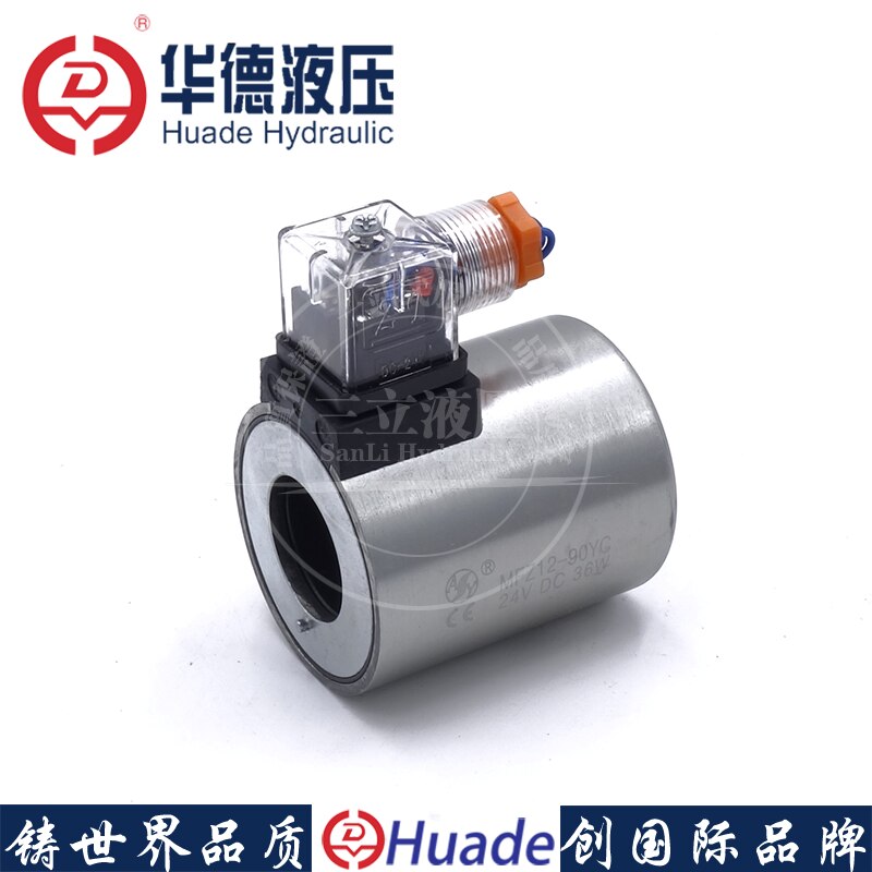 5 Spine Per Bobina Solenoide Idraulico Trasparenti AC 220V: Universali Con Connettore E Lampada Indicatrice