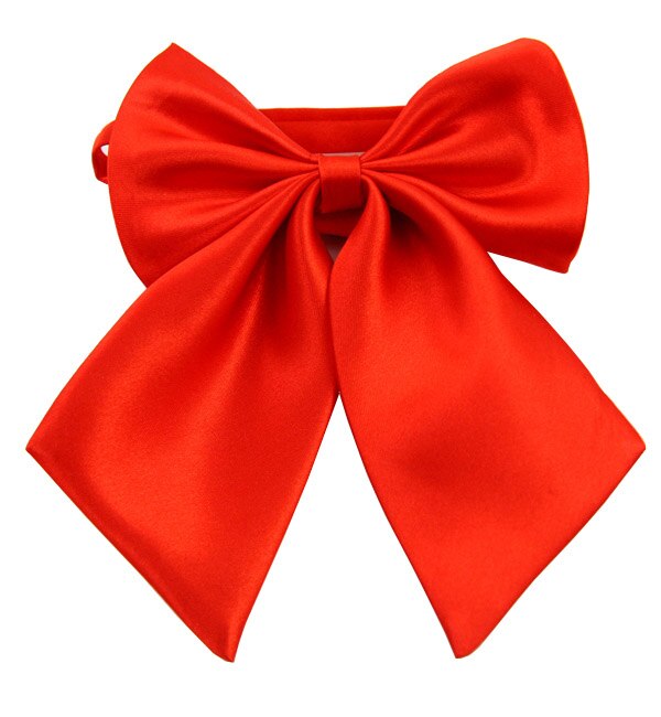 Donne Cravatta Rossa Farfalla delle Donne del Legame di Arco Nero Nodo della Ragazza Studente ben educati ragazza amata da altri Collo usura Cravatte a Nastro: A12