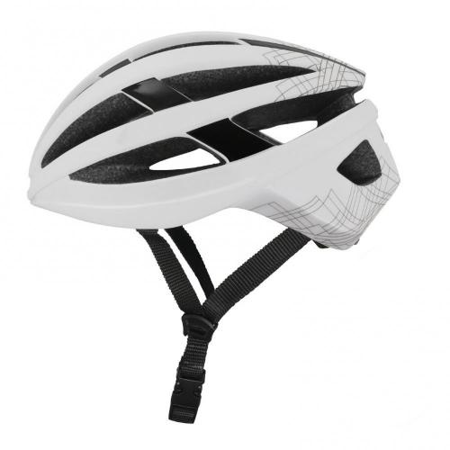 Professionele In-Mold Verstelbare Ultralight Road Mountain Fiets In-Mold Usb Charge Racing Helm Met Waarschuwing Achterlicht: White