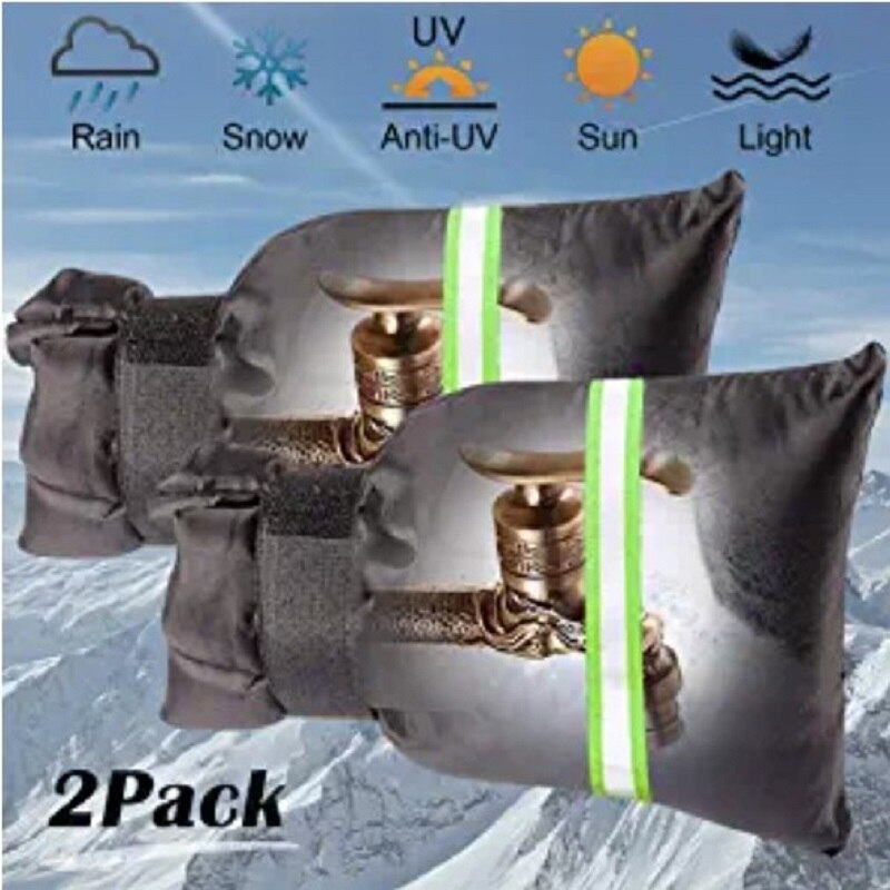 2/4pcs Outdoor Faucet Cover Anti-Freeze Hose Bib Water Faucet Protector Frost Protection Cover Winter Saving Tap