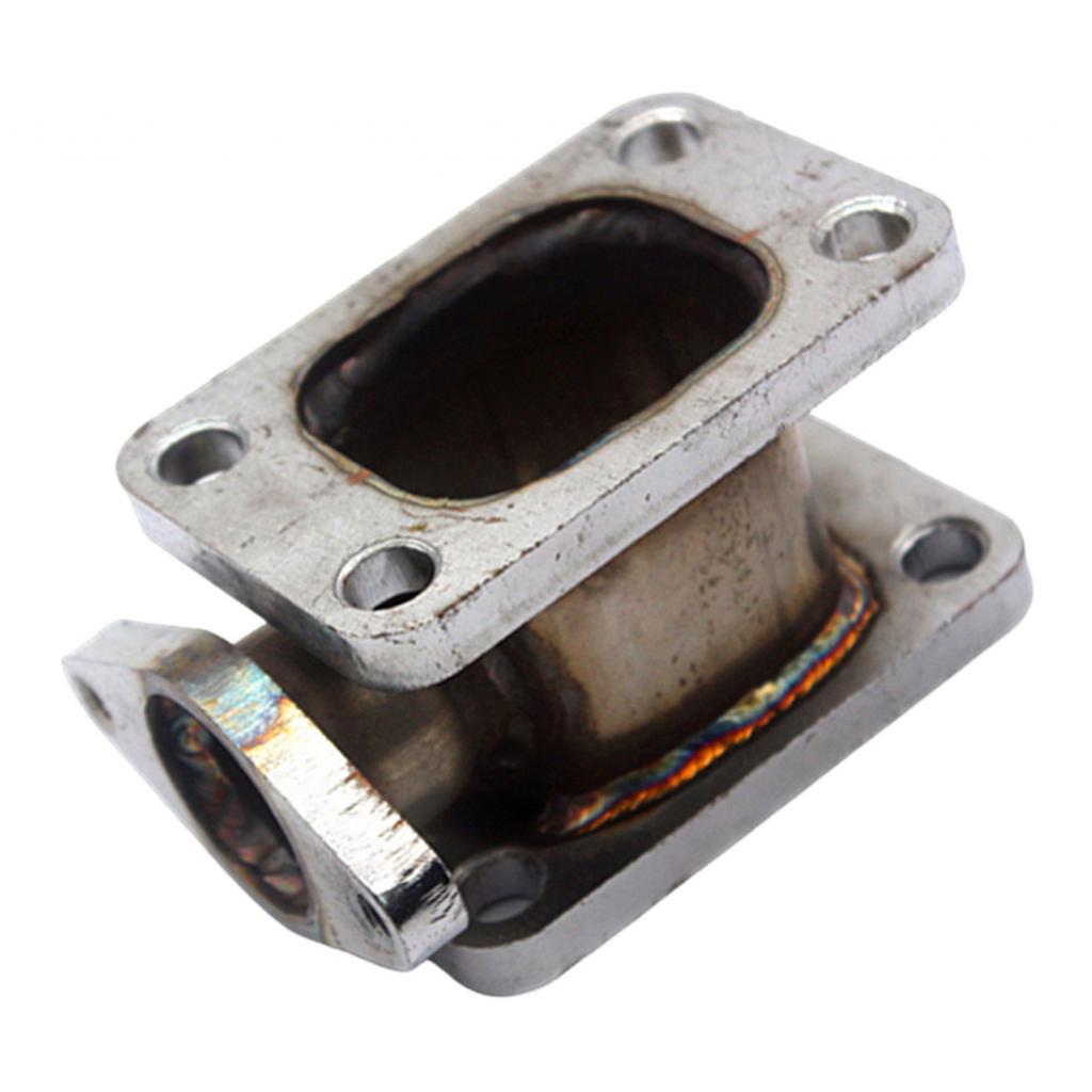 T3-T3 Cast Iron TURBO MANIFOLD ADAPTER+38MM WASTEGATE FLANGE OUTLET