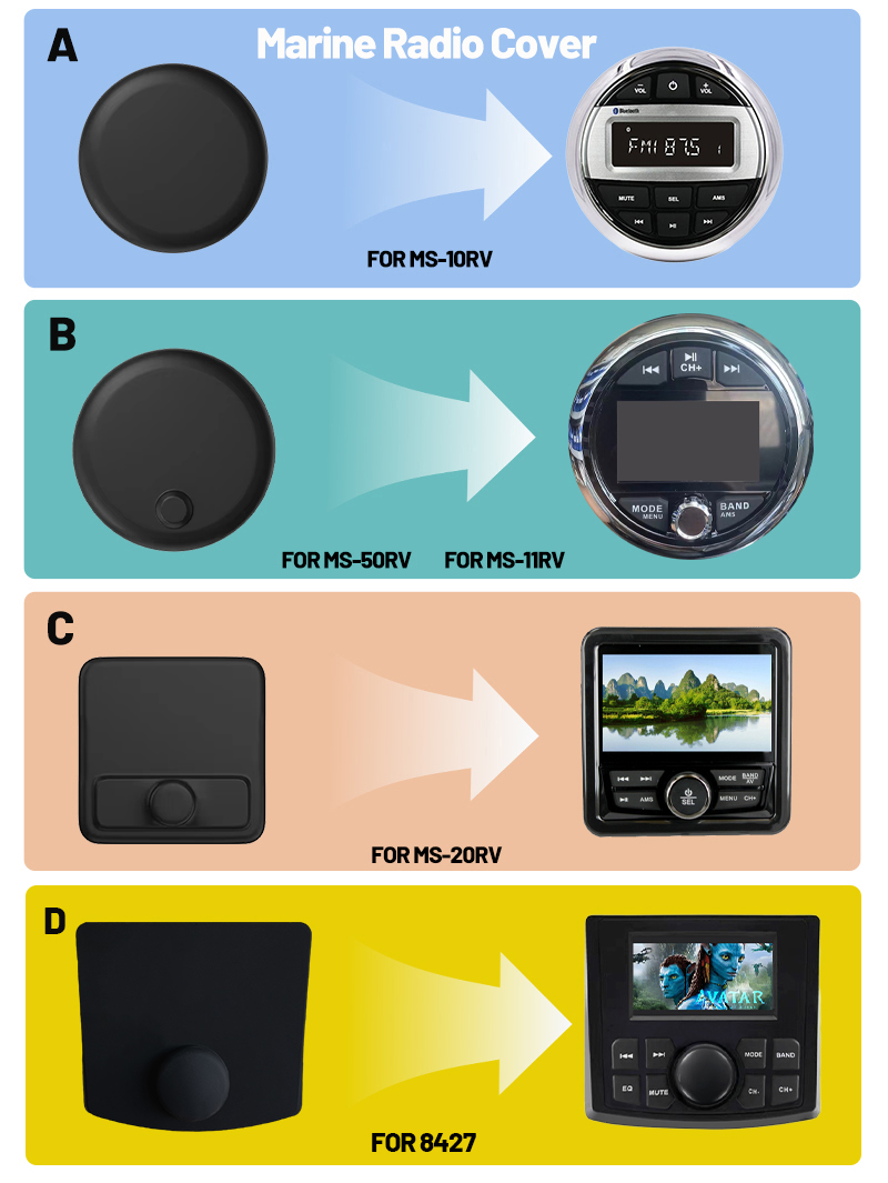 Mp5 wasserdichte silikon-schutzhüllen für spieler, verschleißfeste silikon-knopfabdeckungen
