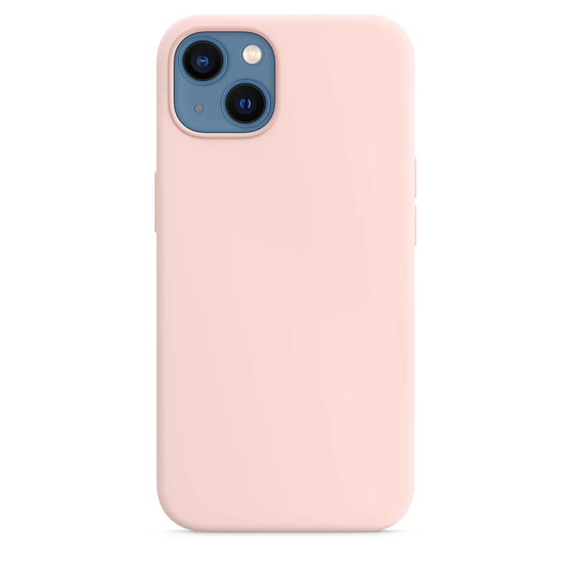 Funda de silicona líquida de animación oficial para iPhone 13 Pro Max 13 Mini con funda Magsafe, funda protectora de carga inalámbrica