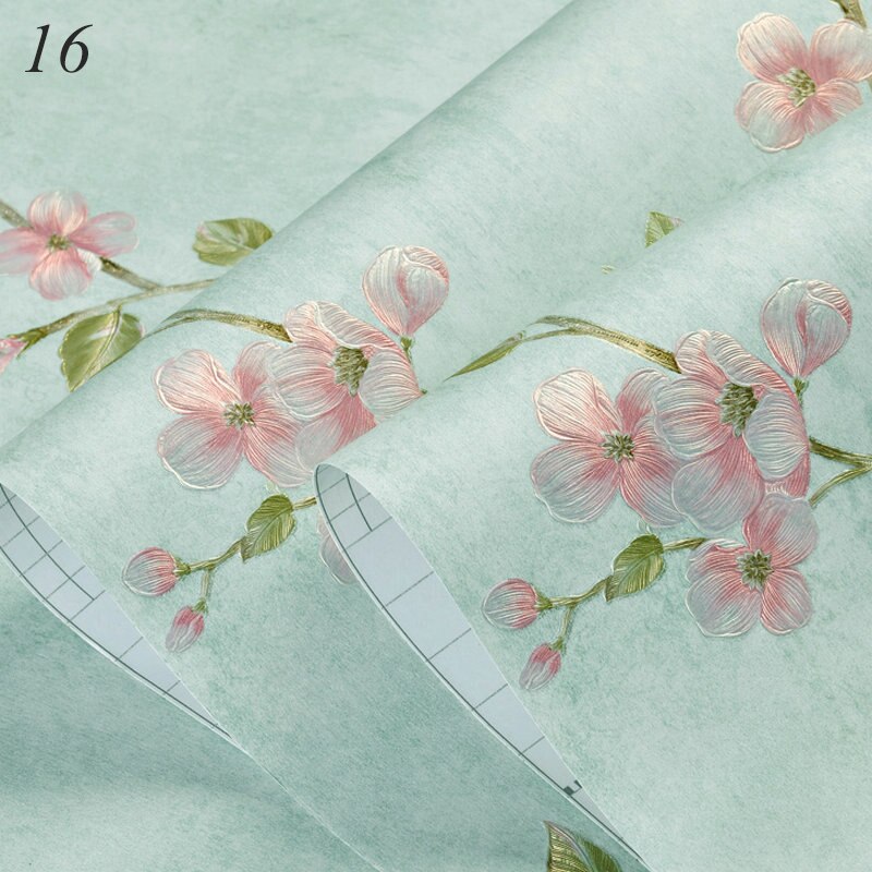 Luxury Embossed Damask Wallpaper 3D Self-adhesive Wallpaper Fine-pressed Non-woven Bedroom Living Room TV Background Wallpaper: 16