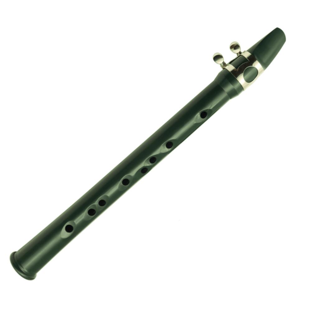 Mini Pocket Saxofoon Kleine Eenvoudige Stijl Sax Blaasinstrument Met Tas Kan Kiezen Tussen Zwart En Groen: green