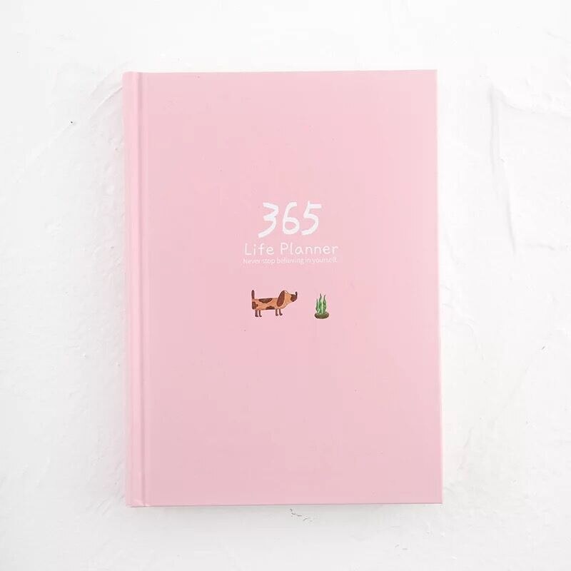 Minkys Kawaii 365 Dagen Leven Planner Dagboek Notebook En Tijdschriften Bullet Daliy Wekelijkse Maandelijkse Notepad School Kantoorbenodigdheden: D