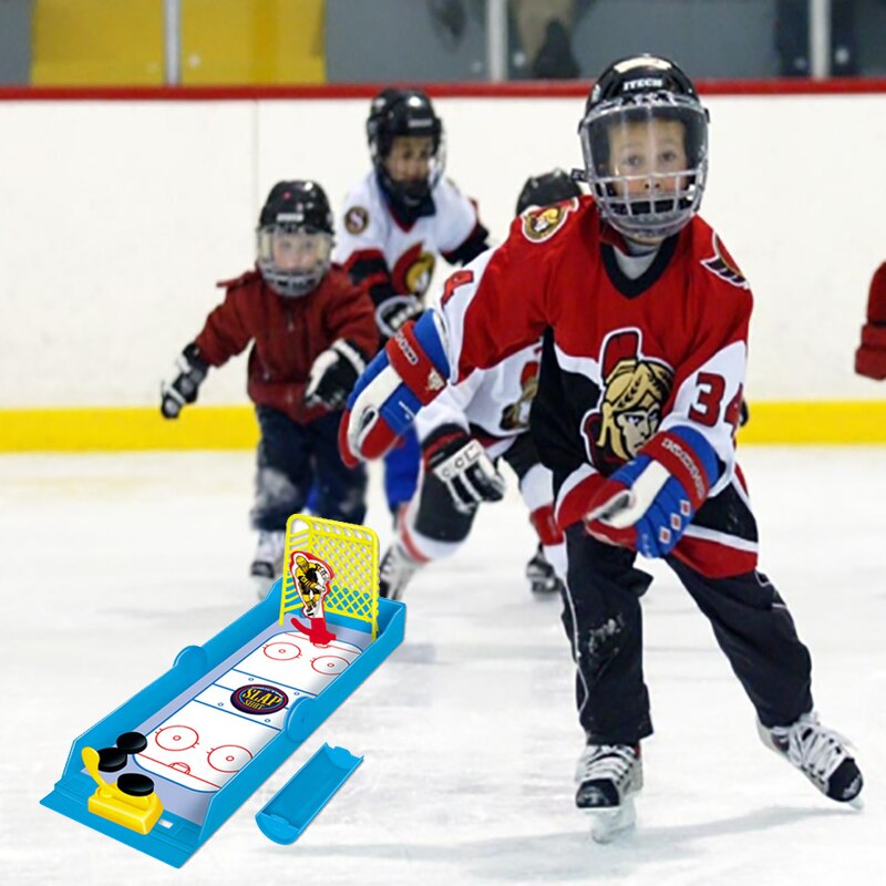 Hockey bordsspel leksak pojke/flicka barns pedagogiska interaktiva mini desktop hopfällbara leksaker finger