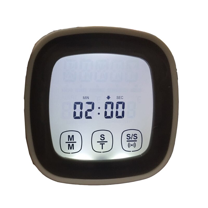 Touch Screen Electronic Kitchen Timer Backlight Digital Cooking Timer Kitchen Digital Timer