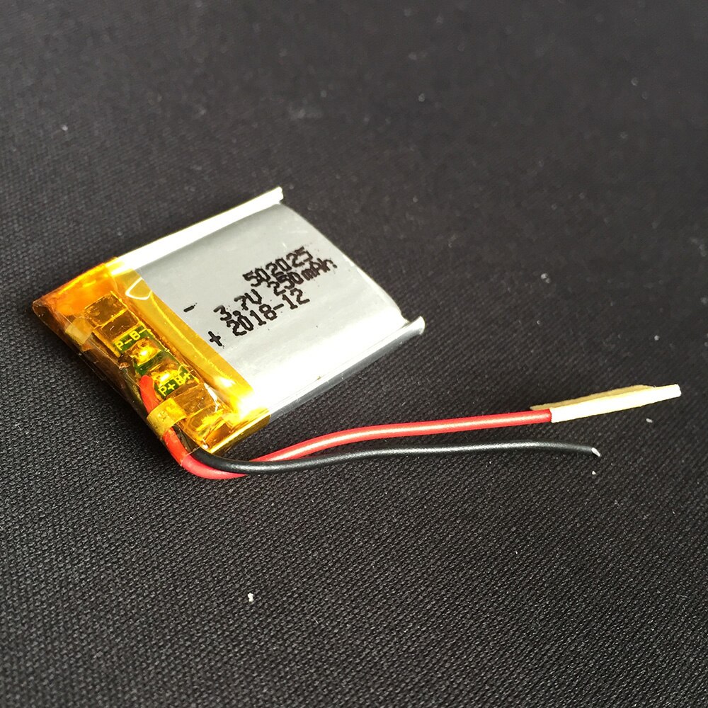 3.7V 250mAh batterie au Lithium 502025 li-ion Lipo cellules li-po polymère batterie Rechargeable pour MP3 MP4 jouets haut-parleur tachygraphe