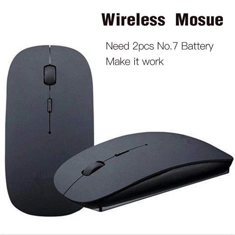 Wireless Rechargeable Mouse and Keyboard Set Laptop Desk Computer Home office Used: WIFI Battery MOUSE