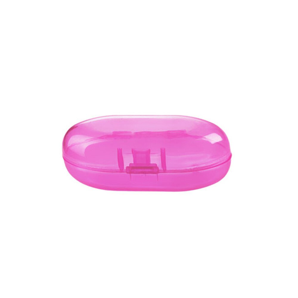 Bambino Dito Spazzolino Da Denti scatola di immagazzinaggio Strumento di Cura Dei Bambini Denti Trasparente Molle Del Silicone Bambino Spazzolino Da Denti di Pulizia di Gomma Del Bambino Pennello: pink