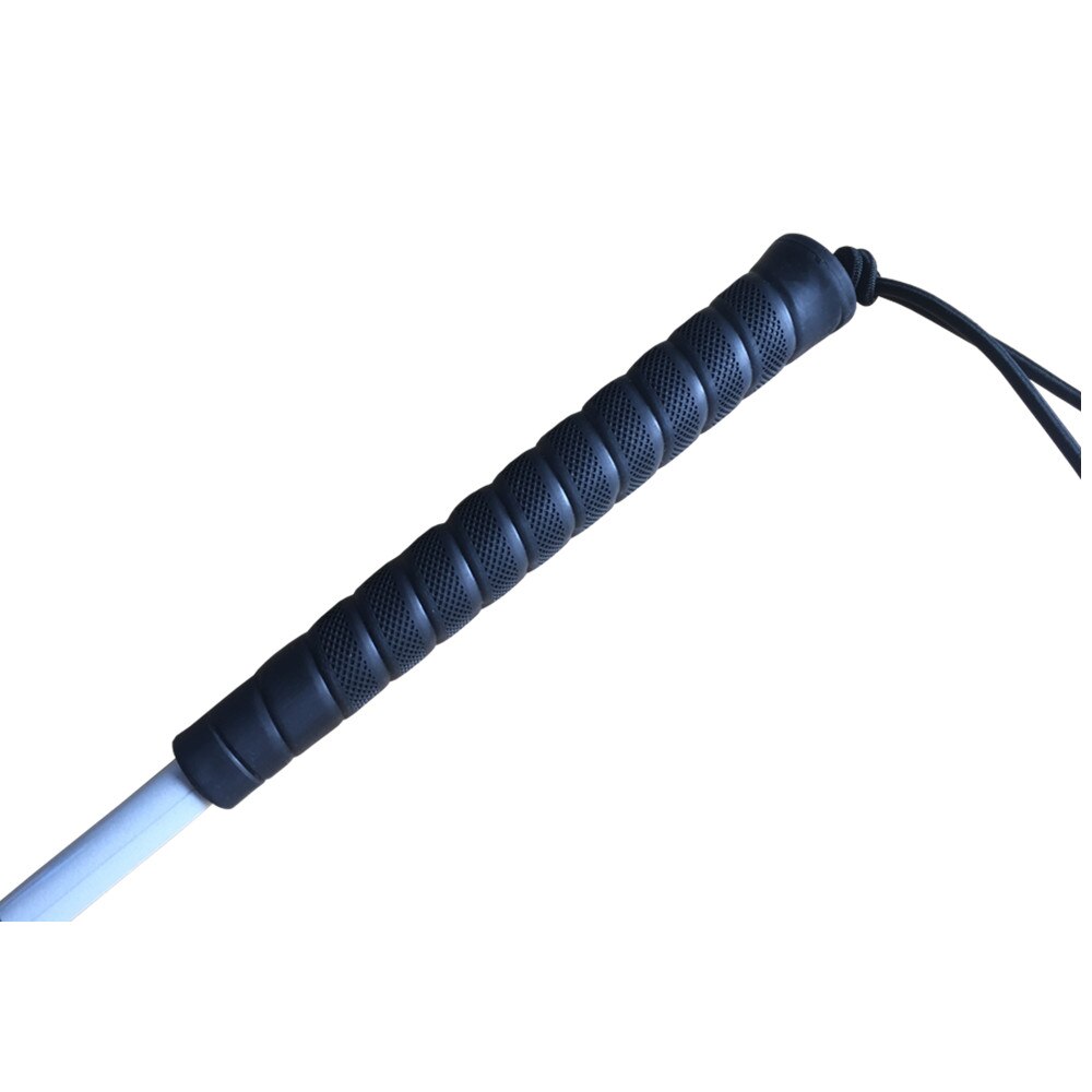 125cm, 130cm, 135cm, 140cm,145cm,150cm,155cm,  hvite aluminiumsrør med svart håndtak til persienner (bretter ned 7 seksjoner)