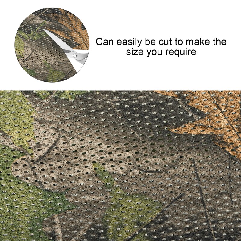 1.5 M Breedte Single Layer Ademende Maple1.0 Camouflage Luifel Cover Mesh Stof Doek Binnenplaats Tuin Hek Decoratie