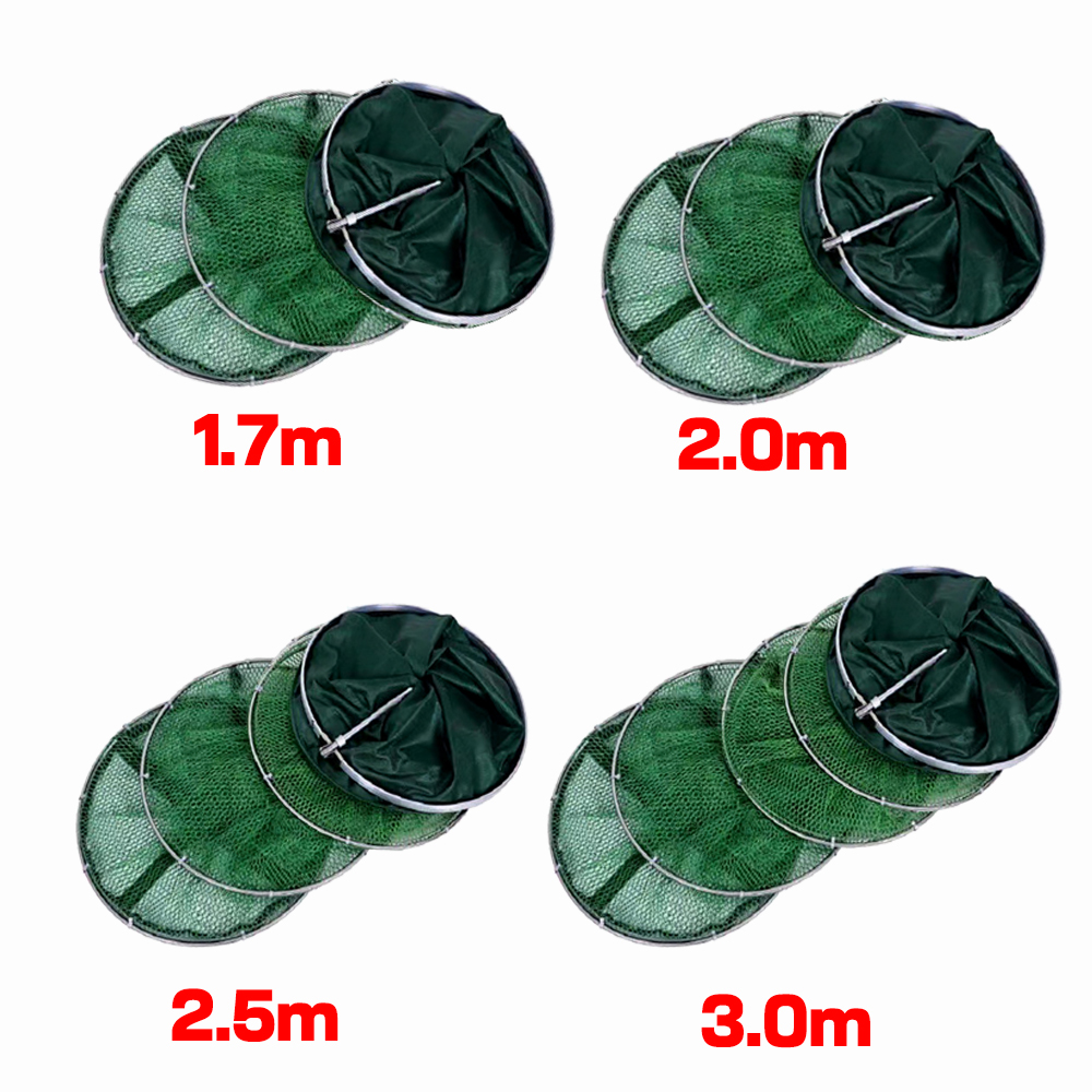 Fyke Net Stainless Steel Fish Care Net Fishing Basket Dip Net Outdoor Carp Trap Fish Mouth Protection Basket Carp Fishing Tool